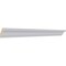 Ekena Millwork 1 1/4"H x 1 1/4"P x 1 3/4"F x 94 1/2"L Hillsborough Traditional Smooth Crown Moulding MLD01X01X01HI - alternate 2